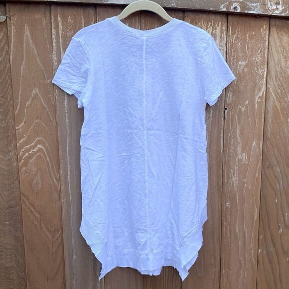 Bobi White Square Hem Tee. Size Large. New with Tag (NWT)! - Picture 5 of 11